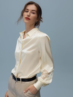 LILYSILK 2022 Winter Collection: The Armeria Lace Blouse