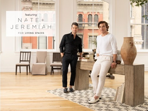 Celebrity Designers Nate Berkus and Jeremiah Brent Launch Their Latest Fall Line in Collaboration with Home Furnishings Retailer Living Spaces