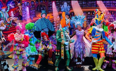 Cast of the new MUSICAL, MAGIC & CIRQUE Holiday Show POMP, SNOW & CIRQUEumstance.  Adapted from the award-winning book, now touring the world with Armed Forces Entertainment.  First US national tour scheduled for 2023 and planning its way to Broadway.