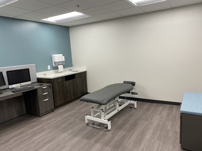 One of the 12 New Exam Rooms in the Inspired Spine Clinic