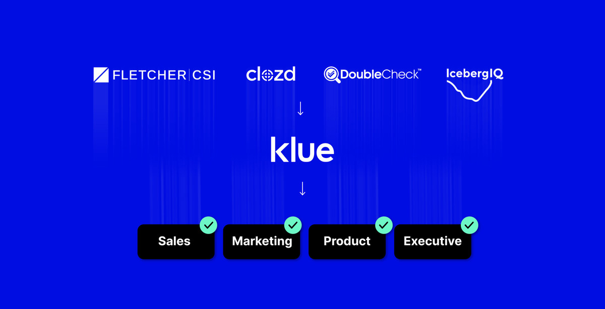 Klue Centralizes Win-Loss Data from Clozd, DoubleCheck and More in One Central Competitive Enablement Platform - Vimarsana News