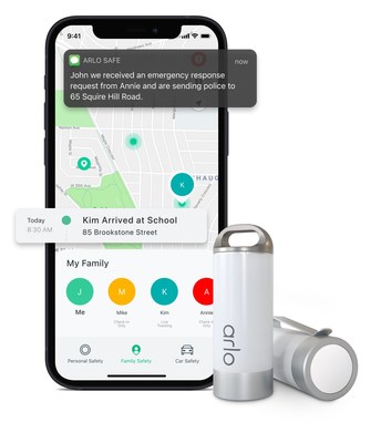 Working in tandem with the Arlo Safe app, the Arlo Safe Button can be used to alert safety experts and rapidly send emergency responders to the user’s location anytime, day or night.