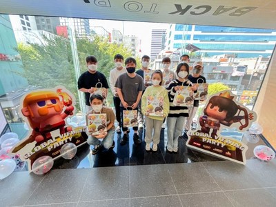 POP MART held an offline themed event at its Hongdae flagship store in Seoul, South Korea