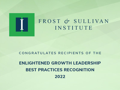 Congratulations to all recipients of the Enlightened Growth Leadership Best Practices Recognition (PRNewsfoto/Frost & Sullivan)