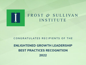 Frost &amp; Sullivan Institute Announces Second Edition of Enlightened Growth Leadership Awards to Recognize Best-in-Class Companies for Responsible Growth