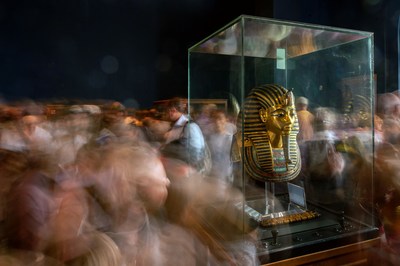 Tutankhamun, Golden Mask. The Egyptian Museum, Cairo, Egypt.
Photography: ©Kenneth Garrett
The mask will be the highlight and integrated part of the Tutankhamun Gallery, Grand Egyptian Museum, Giza.