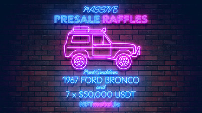 The NFTmotel.io Presale is accompanied by raffles totalling up to $475,000 over the 10 Presale phases.