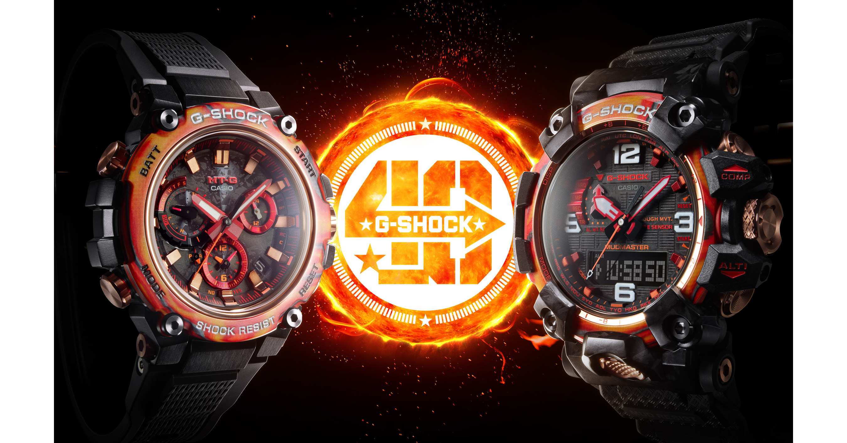 CASIO G-SHOCK CELEBRATES 40TH ANNIVERSARY THE RELEASE OF NEW FLARE