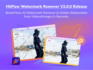 The New User Interface of HitPaw Watermark Remover V2.0.0 Provides a Better User Experience