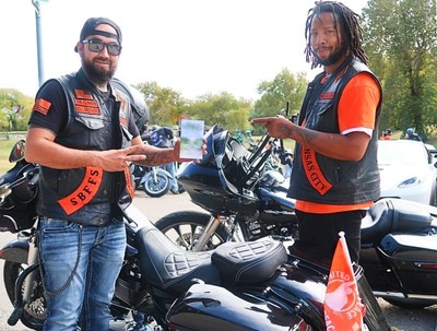 United in Peace Ride #8: Bikers get ready to ride through Kansas City to end the senseless killings.