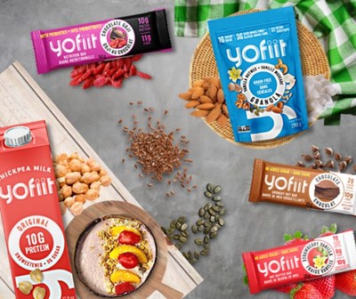Yofiit's new look brand portfolio of products (CNW Group/Global Food and Ingredients)