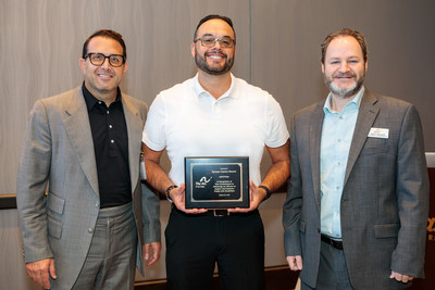 The Arc of San Diego honors Sycuan Casino Resort for its commitment to supporting and empowering people with disabilities. Rob Cinelli, General Manager at Sycuan Casino Resort, Cody Martinez, Chairman of the Sycuan Band of the Kumeyaay Nation and Matt Mouer, Chief Operations Officer of The Arc of San Diego.