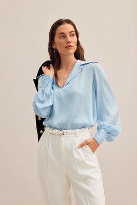 LILYSILK 2022 Winter Collection: The Cervina Blouse