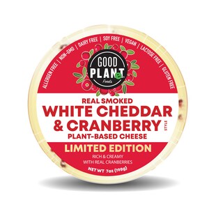 GOOD PLANeT Foods Releases Limited Edition Holiday Offerings, White Cheddar &amp; Cranberry Wheels and Wedges