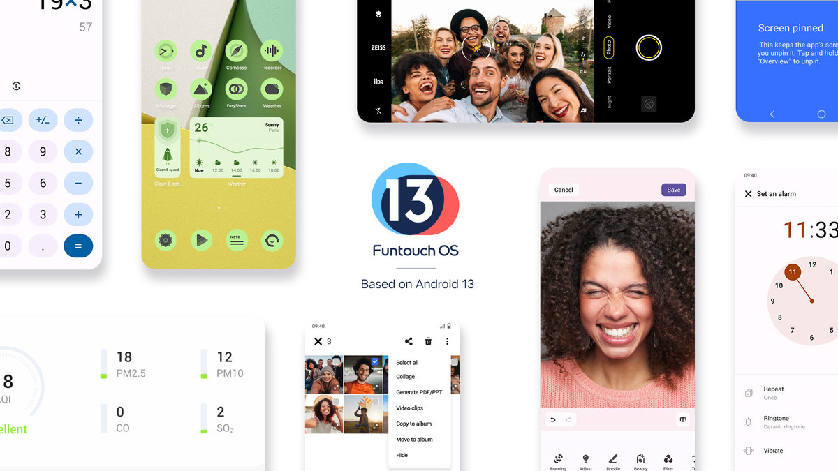 vivo запускает Funtouch OS 13 на базе Android 13 для зарубежных  пользователей