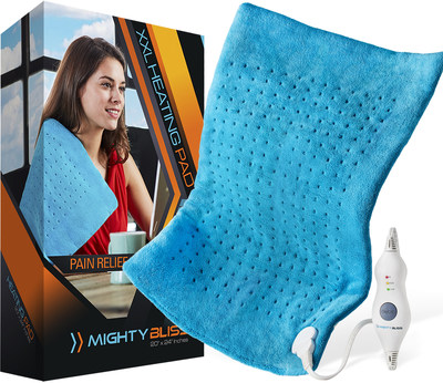 Mighty Bliss Electric Heating Pad - Blue