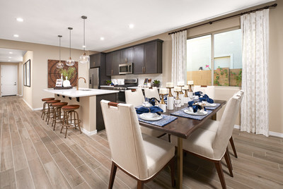 The Sapphire floor plan from Richmond American won the Best Kitchen award in the Fall Parade of Homes, presented by the Home Builders Association of Central New Mexico.