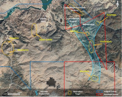 Figure 1: Çöpler District map (CNW Group/SSR Mining Inc.)