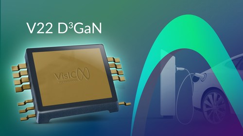 VisICs 2nd generation D3GaN (Direct Drive D-Mode) V22 switch with the lowest RDS (on).
