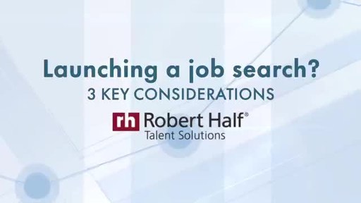 Robert Half Shares 5 Considerations to Improve Your Job Search