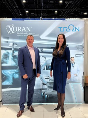 Xoran CEO Misha Rakic and VP of Sales and Marketing Laura Dennis