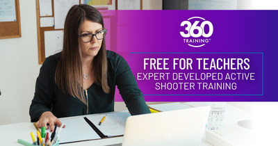 As part of its commitment to building safe, healthy workplace and community environments, 360training is offering Active Shooter Response training to teachers for free for the next 30 days.