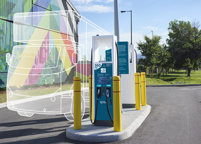 Le Circuit électrique lance un projet pilote pour la recharge de véhicules lourds