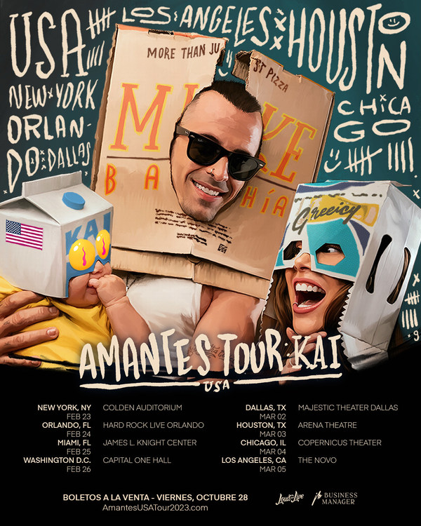 GREEICY & MIKE BAHÍA ANNOUNCE THEIR SUCCESSFUL "AMANTES" USA TOUR 2023