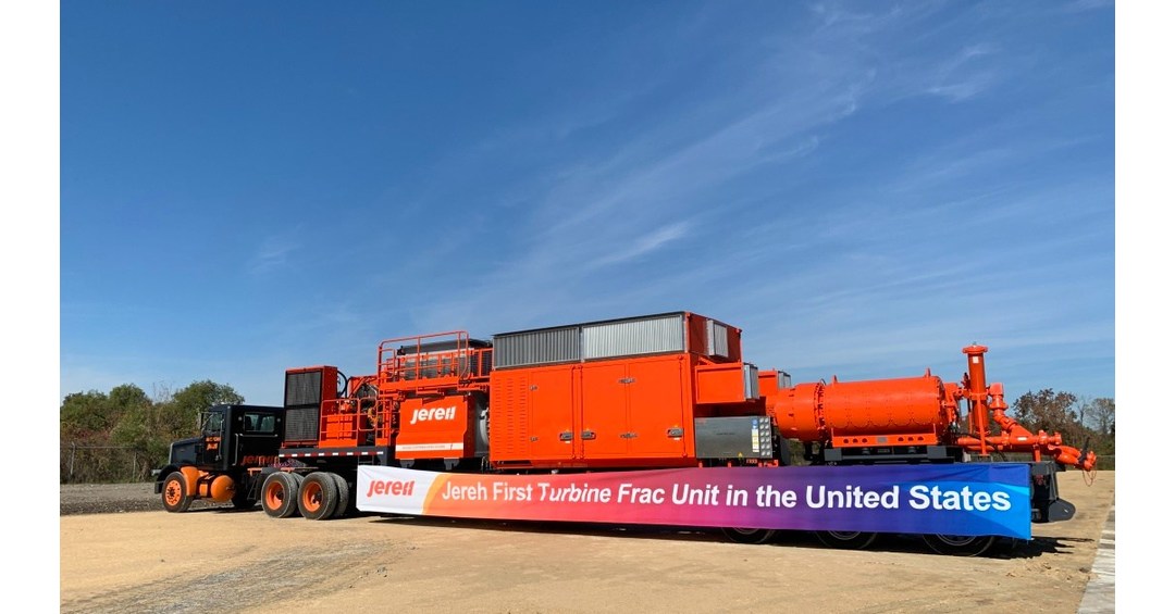 Jereh Turbine Fracturing Equipment Delivers Improvements of Unconventional Energy Exploitation