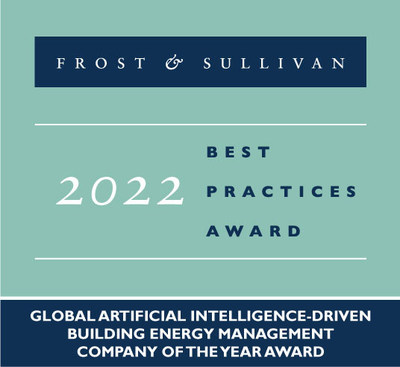 EcoEnergy Insights was recognized by Frost & Sullivan as Company of the Year in Global AI-Driven Building Energy Management Industry.