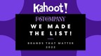 Kahoot! named one of Fast Company's "Brands That Matter" in 2022
