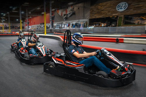 An example of a K1 Speed indoor go kart location