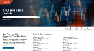 Gale Business: Insights Enhances User Experience with New All-in-One Platform to Support Global Business Research