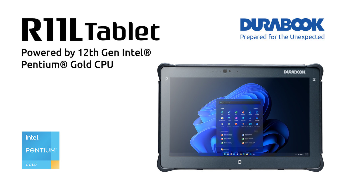 Durabook Adds Latest 12th Gen Intel Processor and More to Its 11" R11L Fully Rugged Tablet - Vimarsana News