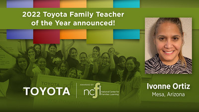 Ivonne Ortiz of Mesa Public Schools is the 2022 Toyota Family Teacher of the Year
