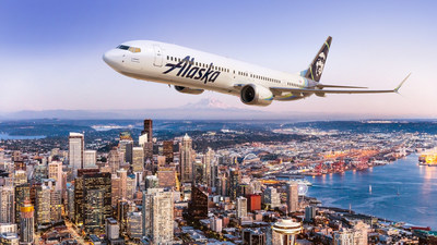 SEATTLE, Oct. 26, 2022— Boeing [NYSE:BA] and Alaska Airlines announced the carrier is expanding its 737 MAX fleet with an order for 52 airplanes, exercising options for an additional 42 737-10 and 10 737-9 jets. Shown here, an Alaska Airlines 737-10. (Image credit: Boeing)