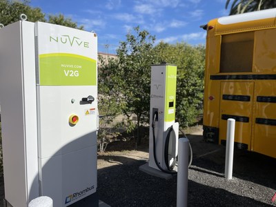 Nuvve’s vehicle-to-grid (V2G) software, bidirectional charging equipment and services – from design to operation and maintenance – will be used to deploy the school districts’ new fleets and manage their electricity storage and grid exports.