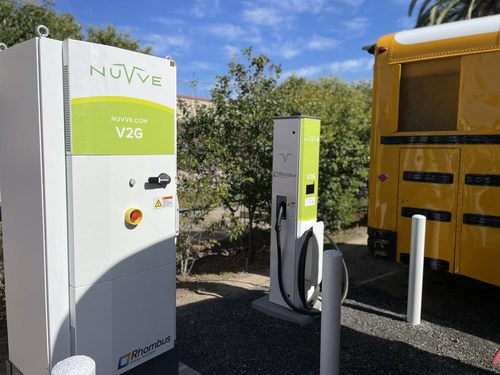 Nuvve’s vehicle-to-grid (V2G) software, bidirectional charging equipment and services – from design to operation and maintenance – will be used to deploy the school districts’ new fleets and manage their electricity storage and grid exports.