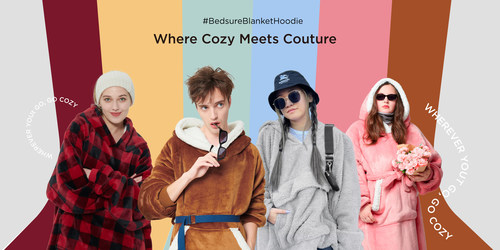 Bedsure's blanket hoodies are versatilely loved by customers in various use cases. Photo credit: @kay_ng