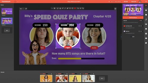 A brand-new web-based live streaming software Mobizen Studio, previously beta serviced as Remote Studio, officially launched.