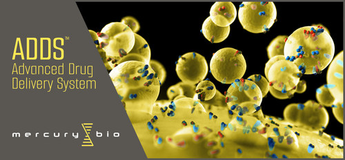 Conceptual rendering of extracellular vesicles loaded with small-molecule drugs and RNA. Image adapted from a source illustration by: Jason Drees/Shutterstock
