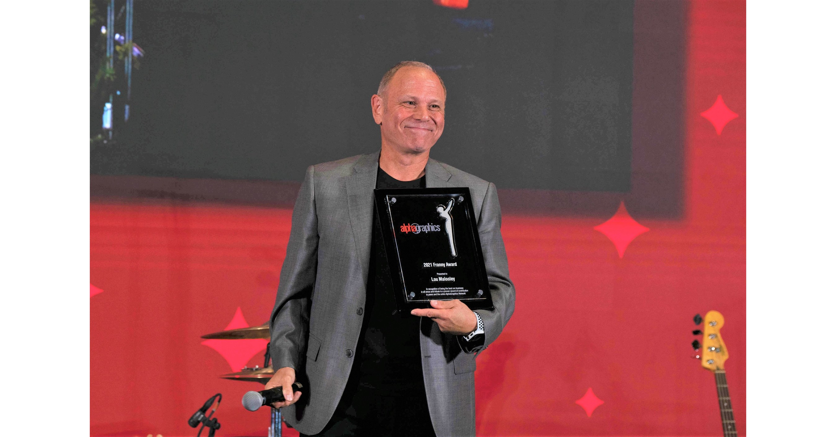 AlphaGraphics' Louis Malooley named prestigious Franny Award winner