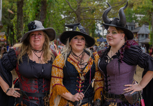 Ghouls and Ghosts gather at the Texas Renaissance Festival for All Hallows Eve