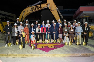 Nicklaus Children’s Hospital leaders, supporters, and patients break ground for the new state-of-the-art surgical tower.