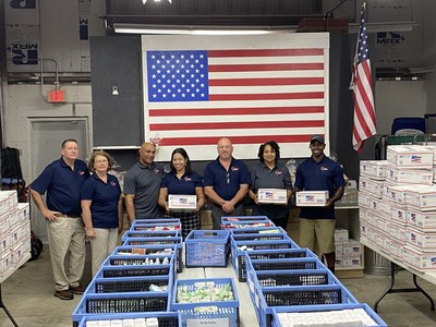 Representatives from Suburban Propane and Forgotten Soldiers Initiative joined forces to pack 200 “We Care” packages for deployed soldiers. The effort is part of Suburban Propane’s SuburbanCares initiative in communities across the nation. (photo courtesy of Suburban Propane).