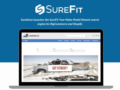 SureDone launches SureFit Year, Make and Model Search Engine for BigCommerce and Shopify