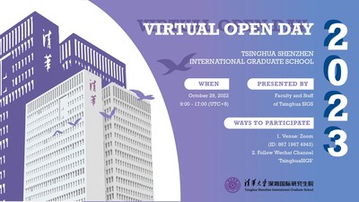 Tsinghua Shenzhen International Graduate School (Tsinghua SIGS) Virtual Open Day 2023 will be held on October 29th, 2022.