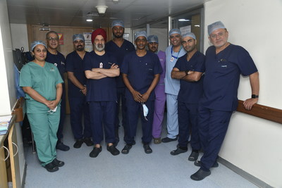 Dr. Davinder Singh Chadha directing the workshop and performed percutaneous coronary interventions (PCI) in complex coronary lesions