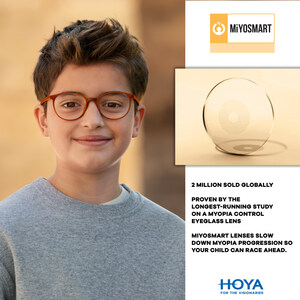 HOYA Vision Care Canada Announces New 6-Year Study About Myopia Management Among Children, Touts MiYOSMART® Lenses