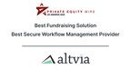 Industry Recognizes Altvia with Two Private Equity Wire 2022 Awards